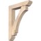Ekena Millwork Imperial Slat Smooth Bracket w/ Offset Brace, Douglas Fir, 7 1/2"W x 36"D x 48"H BKT0806X36X48IMP06SDF - alternate 1